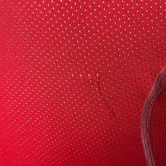 Nike Pro Combat Men's Fitted Long Sleeve Workout Shirt - Size: Small - Red - Picture 8 of 11